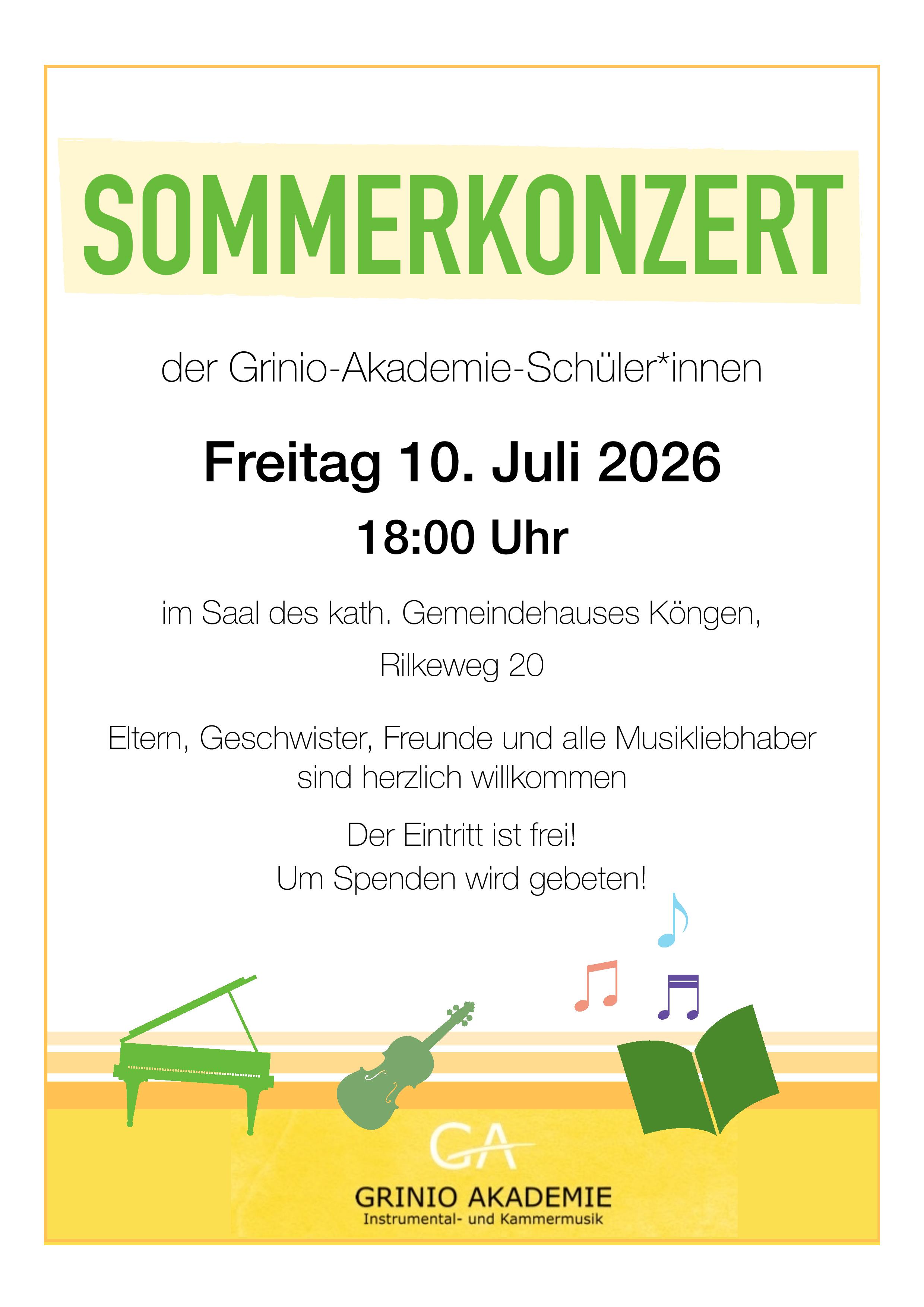 Konzerthinweise...